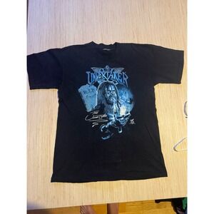 Vintage 1998 WWF The Undertaker Lord of Darkness T-Shirt Mens Large Black AAA 37